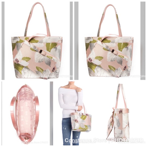 Ted Baker London Cherrey Chatsworth Satin Shopper - Picture 7 of 7